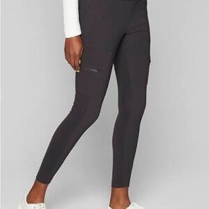 Athleta Women’s Highline Hybrid Cargo Tight in Dark Onyx Grey Size 12